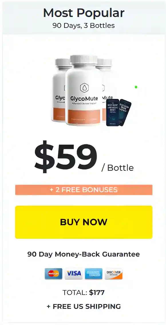 GlycoMute 4 bottles pricing